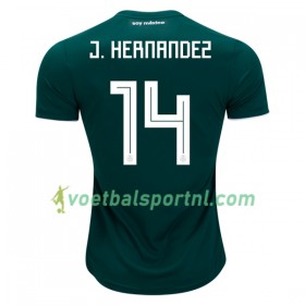 Mexico J.Hernandez 14 Thuis Shirt WK voetbal 2018